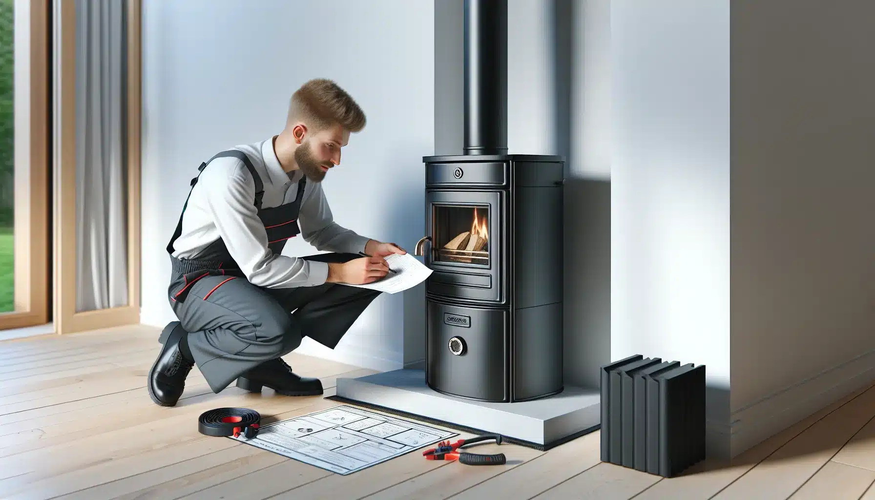 Byggeregler og tillatelser for installasjon av peis og vedovn: alt du m&aring; vite f&oslash;r du starter &ndash; illustrasjon 2