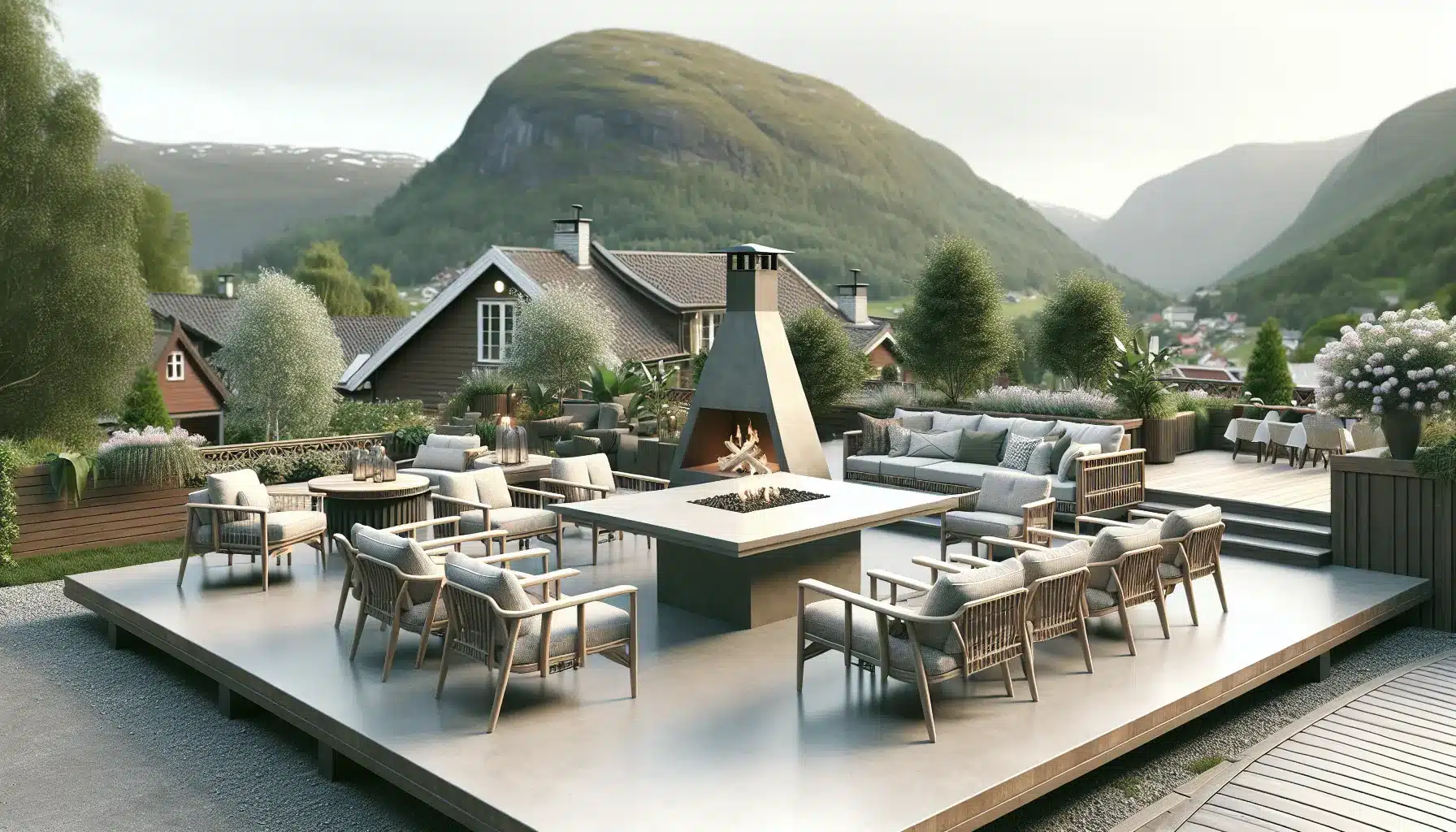 Peisbord for utend&oslash;rsbruk &ndash; slik skaper du en hyggelig uteplass &aring;ret rundt &ndash; illustrasjon 2