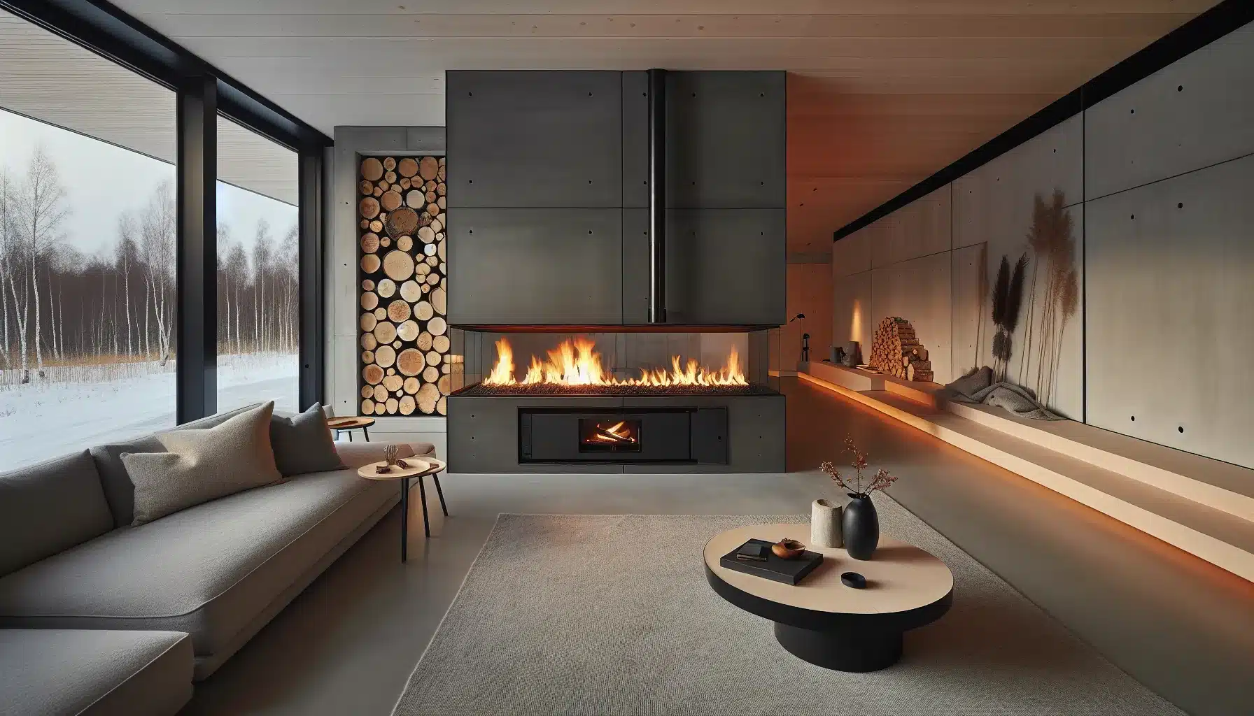 Slik kan du kombinere estetikk og funksjonalitet i peisdesign &ndash; illustrasjon 2